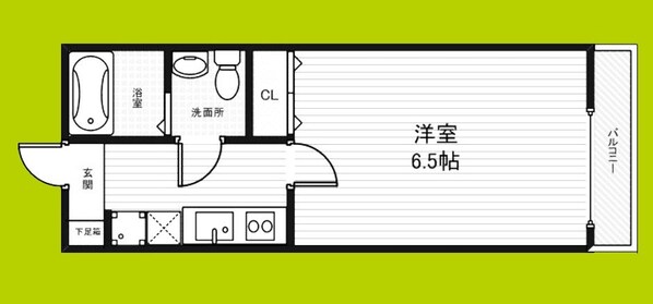 CASA堺東の物件間取画像